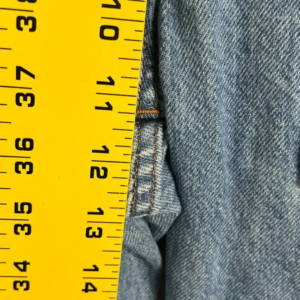Madewell Jeans Womens 28 Baggy Straight Cargo Zip-Off Convertible Medium Wash